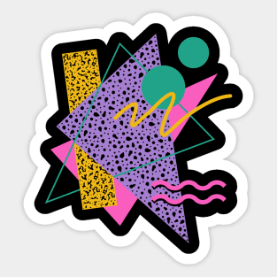 Memphis Pattern 51 / 80s Retro Sticker